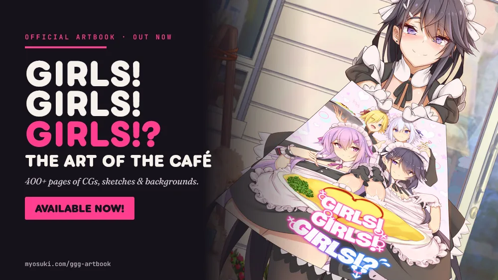 The Girls! Girls! Girls!? Artbook Is Now Available - Myosuki News